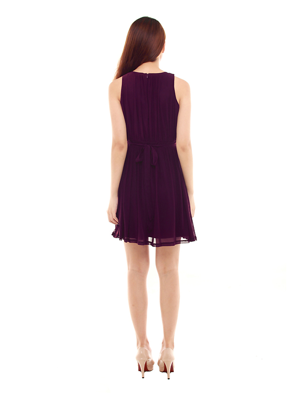 Paris Dress in Majestic Purple